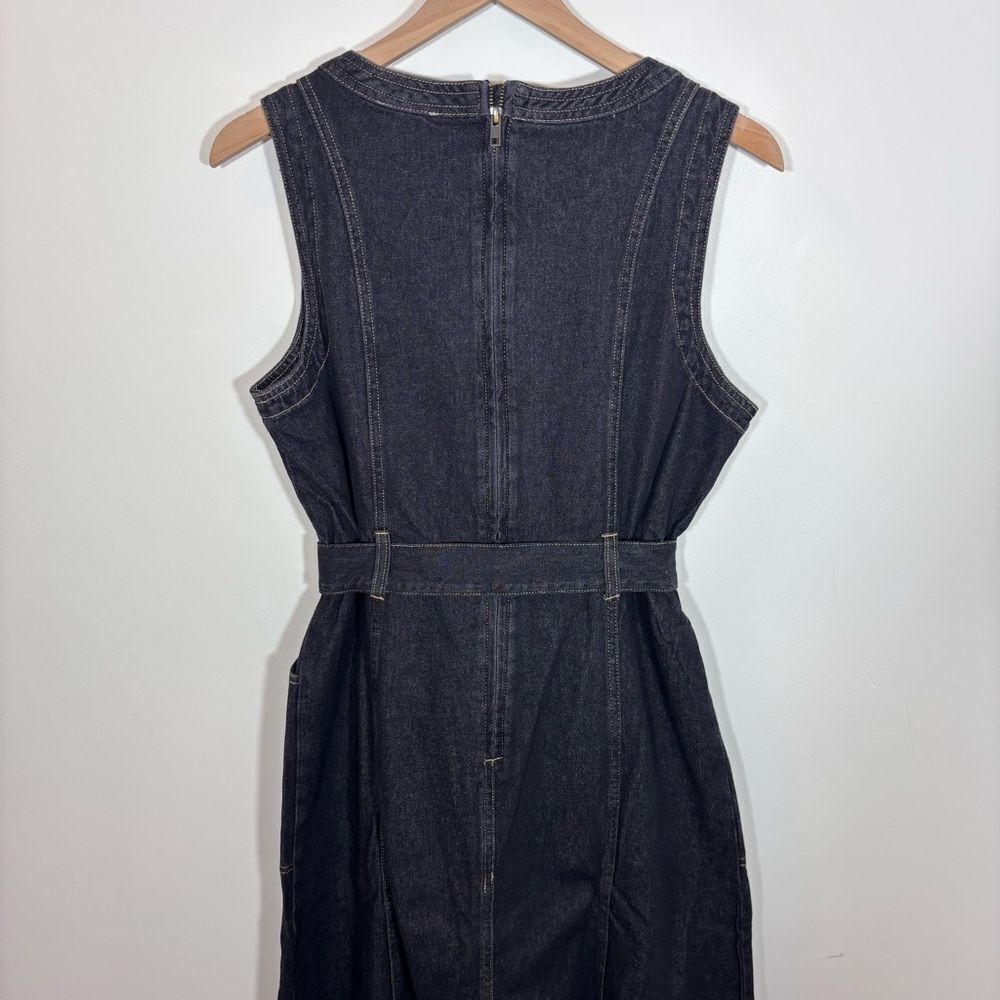 Sundance Poppy Denim Dress in Washed Black NEW Size 12 - Picture 8 of 14